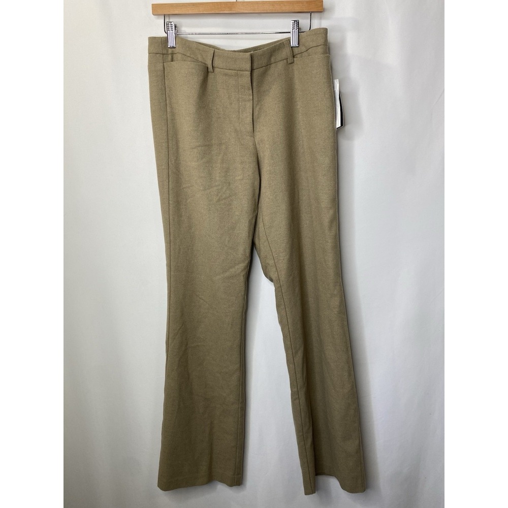 Calvin Klein Womens Wool Pants Size 10 Professional Fall Career Corporate Chic